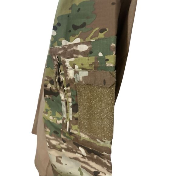 NEW WITH TAGS MEN CQR Assault Long Sleeve Military Camo Top 1/4 Zip Multi Terrai - Picture 6 of 10